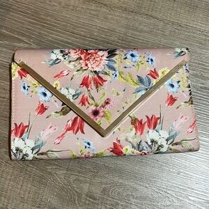 Aldo Floral Envelope Clutch